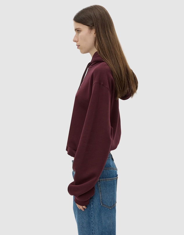 CAMILLA AND MARC - Odile Graphic Hoodie in Burgundy