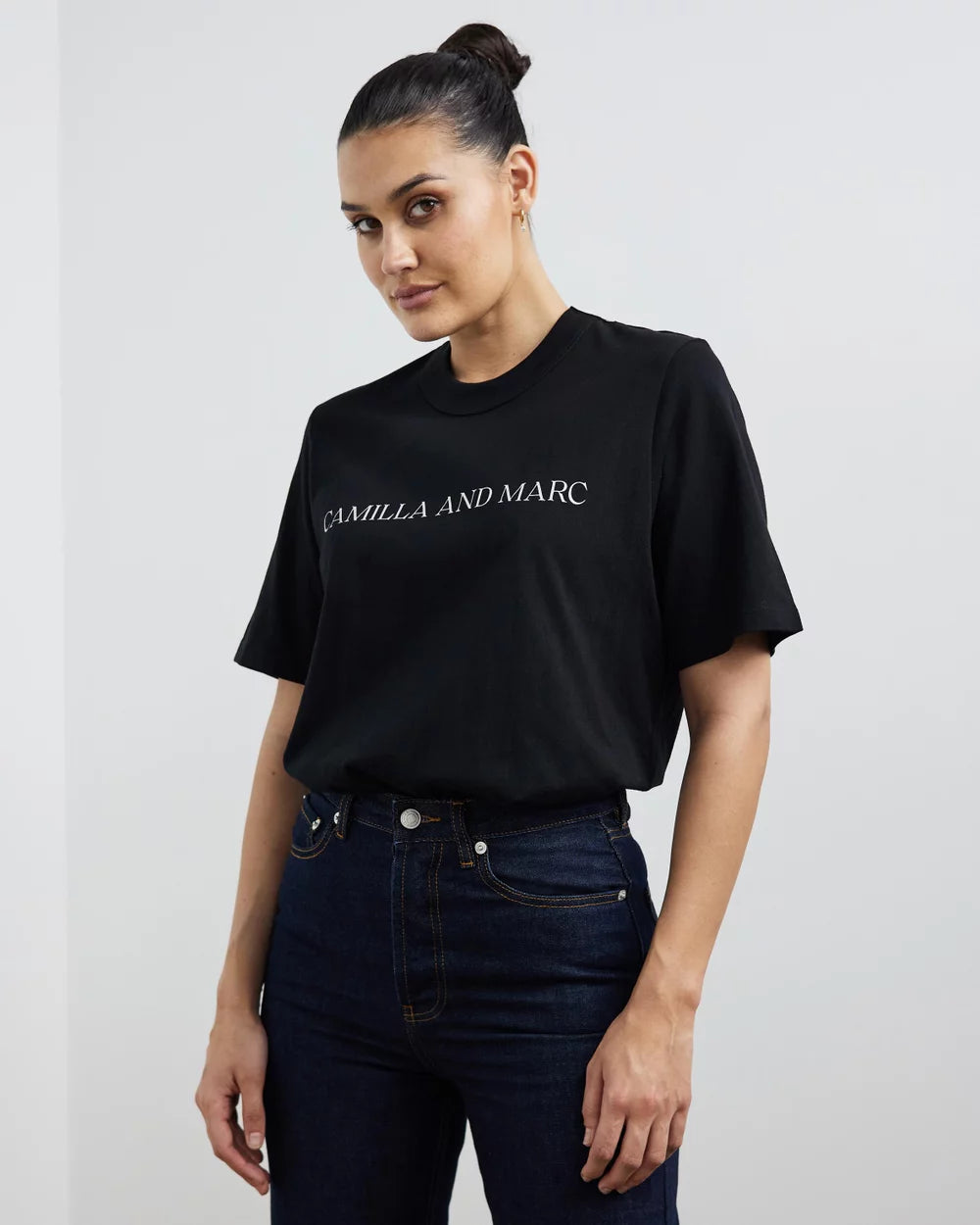 CAMILLA AND MARC Asher Tee-black