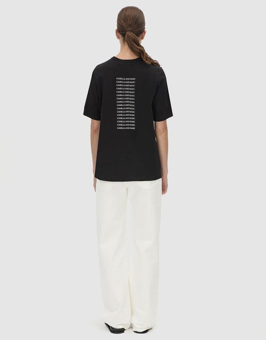Camilla and Marc - Olympia Print Tee IN BLACK/WHITE