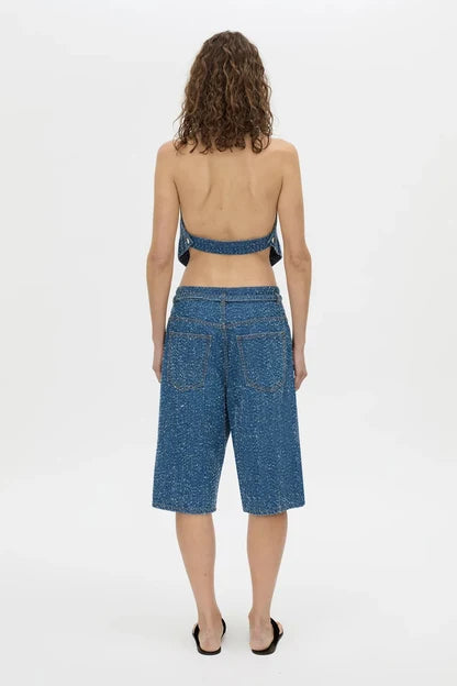 Camilla and Marc - Eleni Denim Top IN BLUE NEPS
