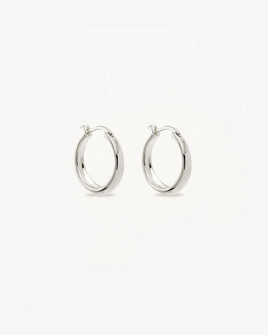 BY CHARLOTTE Infinite horizon large hoops-silver