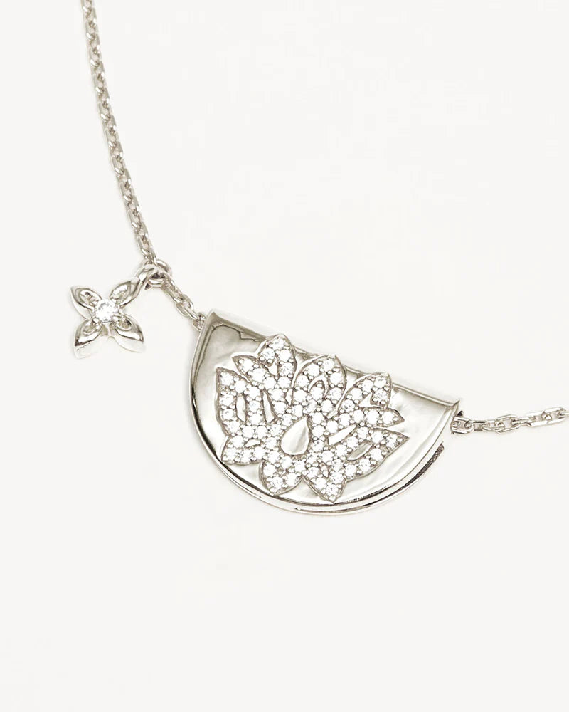 BY CHARLOTTE Live In Light Necklace Silver