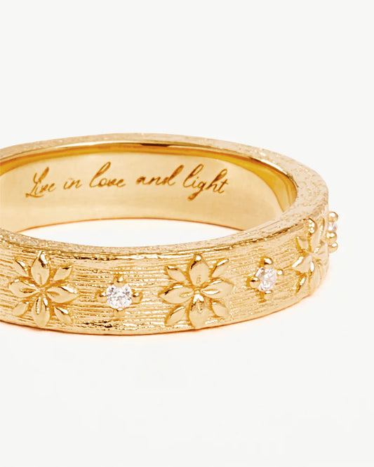 BY CHARLOTTE Live in grace ring-gold