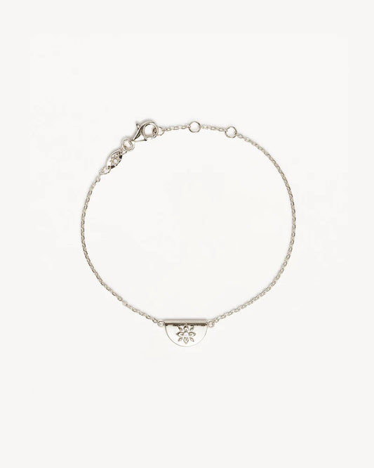BY CHARLOTTE Lotus Bracelet-silver