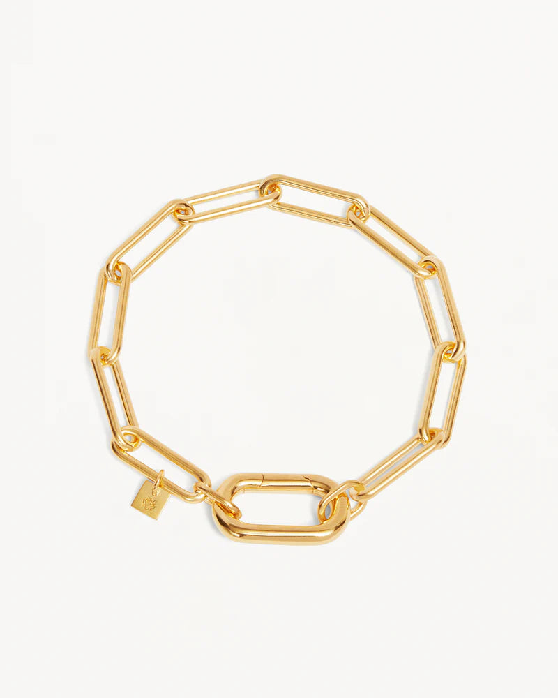 BY CHARLOTTE 18K Gold Vermeil With Love Annex Link Bracelet