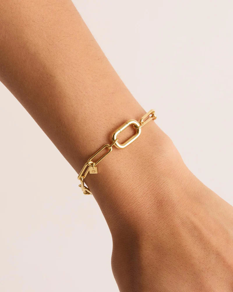 BY CHARLOTTE 18K Gold Vermeil With Love Annex Link Bracelet