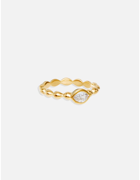 BY CHARLOTTE Lucky eye ring-gold