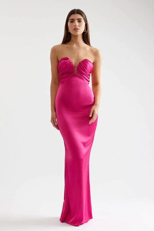 LEXI Magnolia Dress-magenta