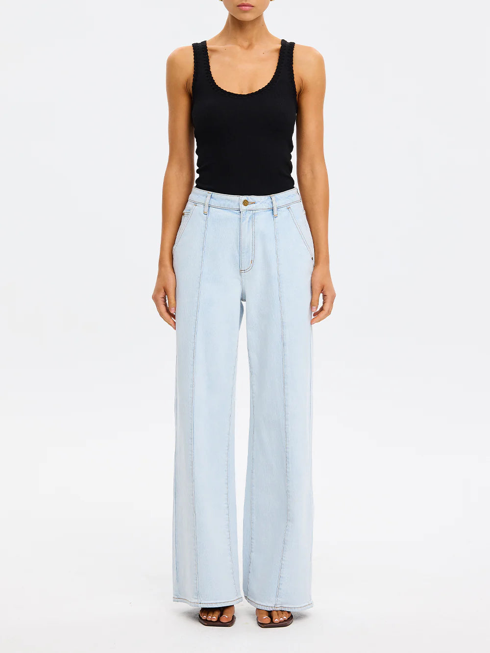 KIVARI - Parker Wide leg Denim Jean
