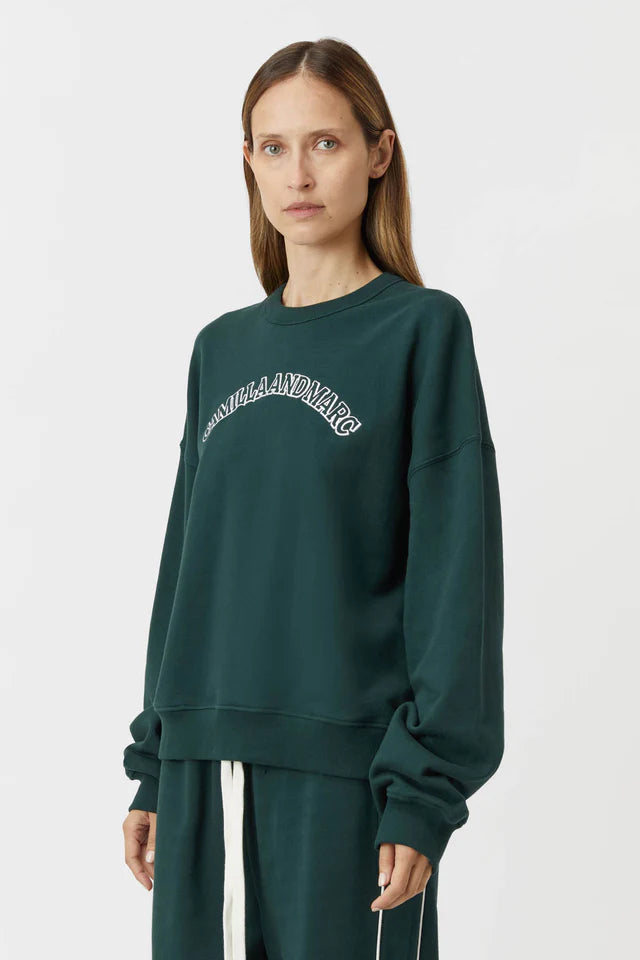 CAMILLA AND MARC Myla Crew- green