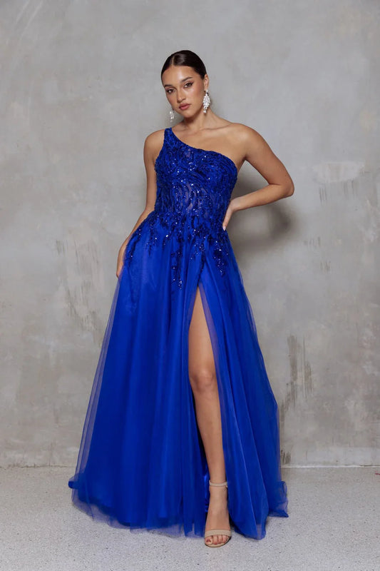 TANIA OLSEN - Narcisse Dress in Royal Blue