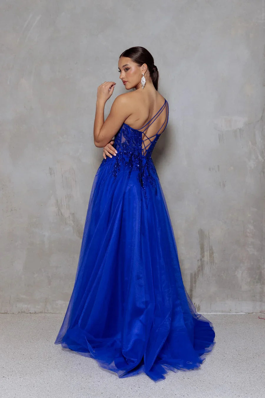 TANIA OLSEN - Narcisse Dress in Royal Blue