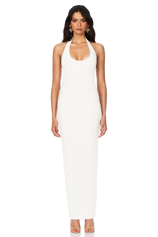 NOOKIE Natalia Halter Maxi-ivory