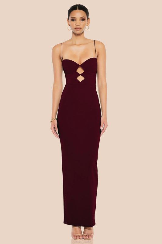 NOOKIE New Muse Gown-wine