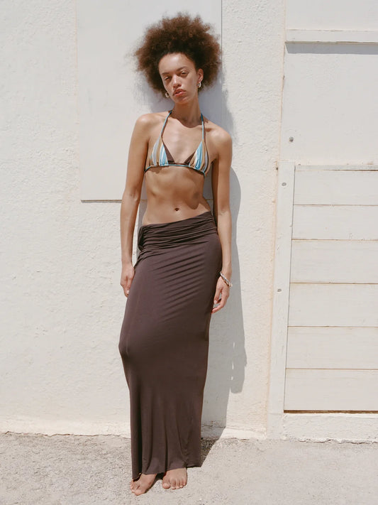 Bec and Bridge - Niko Maxi Skirt IN DARK CHOC