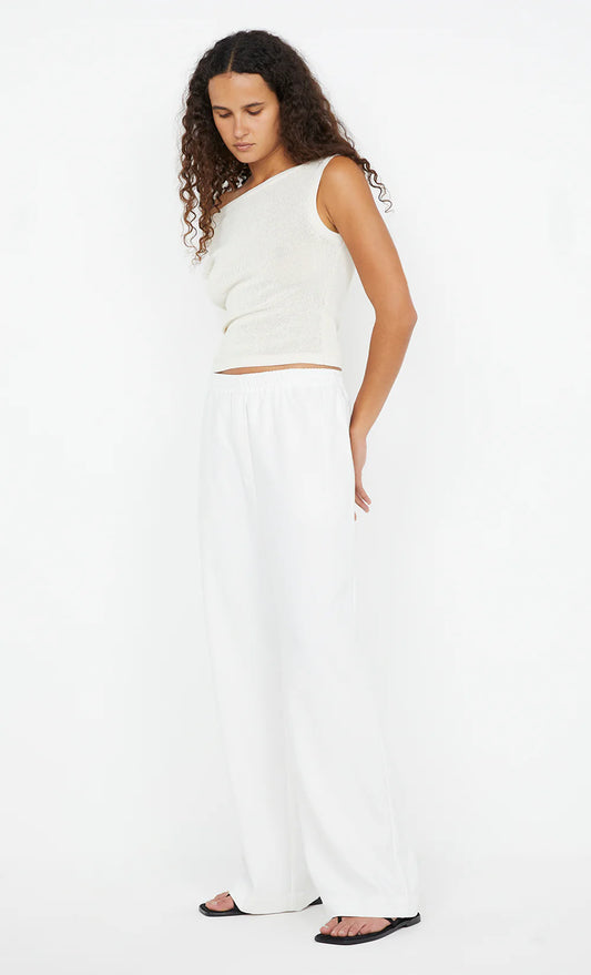 BEC + BRIDGE Ninah drawstring pant-white