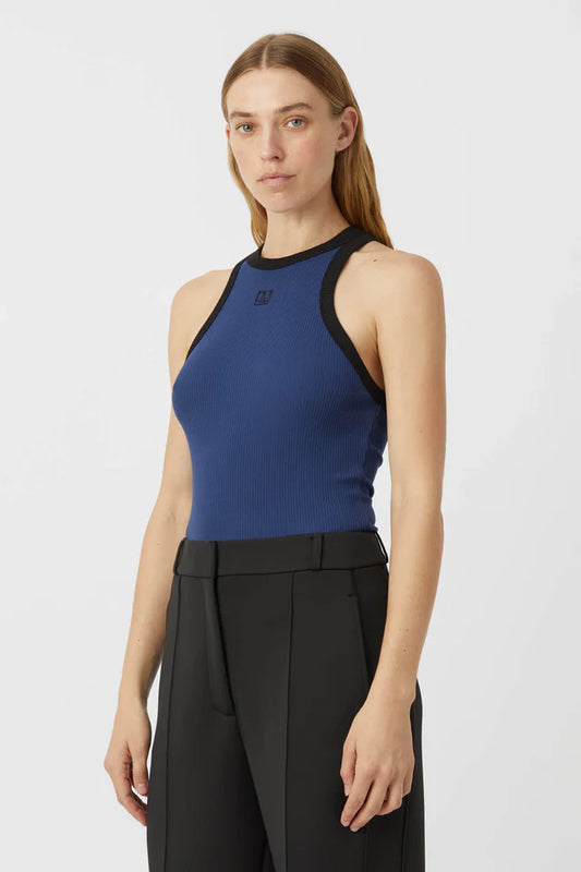 CAMILLA AND MARC Nora contrast bind tank