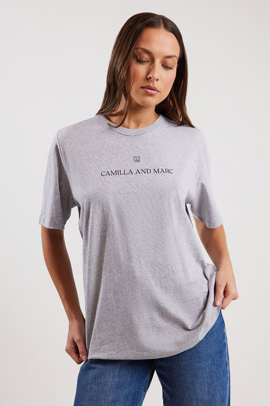CAMILLA AND MARC Grayson Tee-grey marle