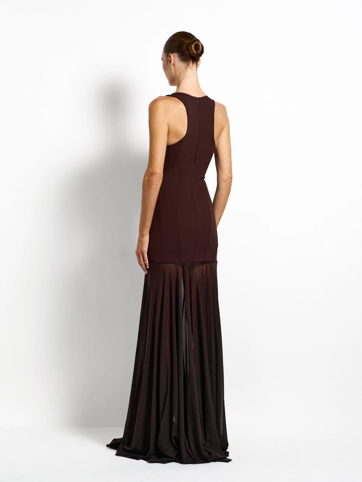 EFFIE KAT Odessa Gown Coffee