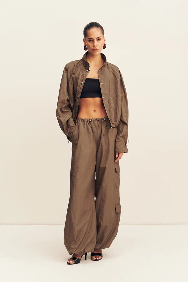Shona Joy - Malika Drawstring Pant IN BRONZE