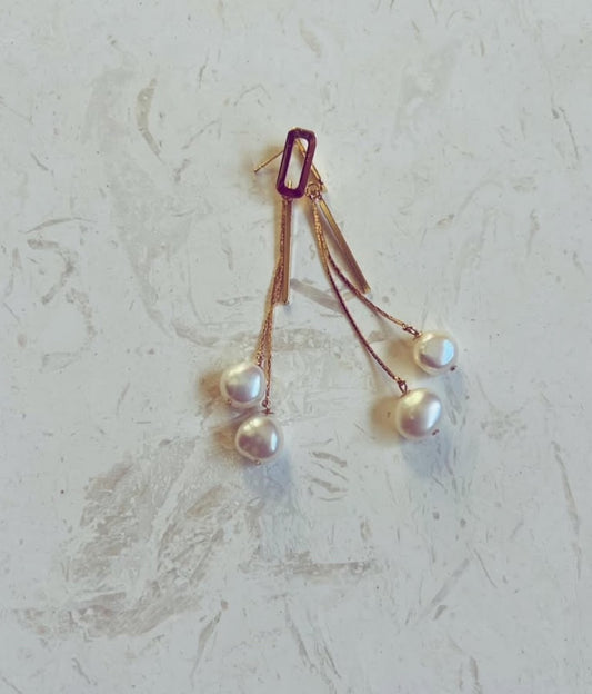 ZOFIA BEL Pendulum earrings-gold