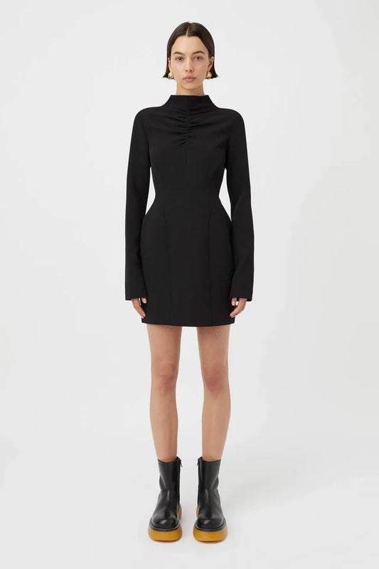 CAMILLA AND MARC Portico mini dress-Black