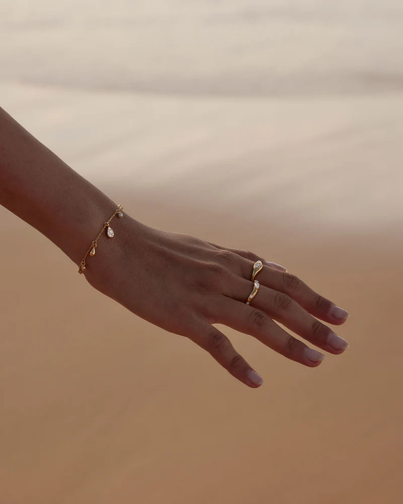 BY CHARLOTTE - Chasing Tides Ring in Gold Vermeil