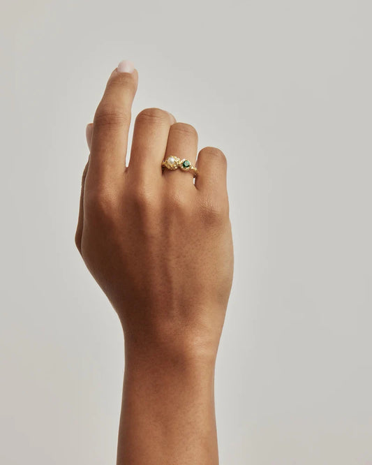 BY CHARLOTTE Moonlit Tides Ring-gold