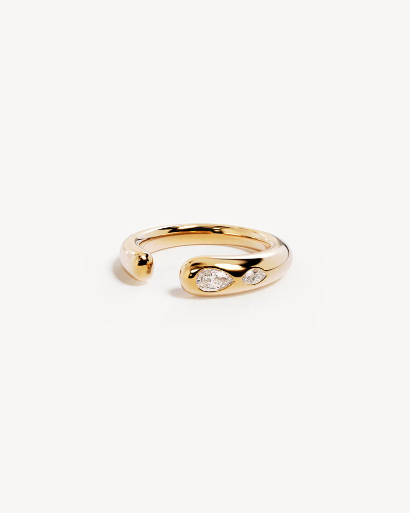 By Charlotte Dewdrop ring in GOLD