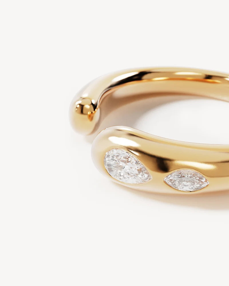 By Charlotte Dewdrop ring in GOLD