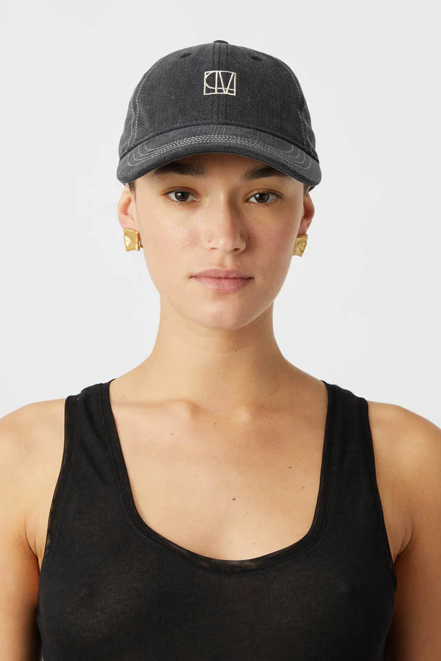 CAMILLA AND MARC Sloan cap-washed black