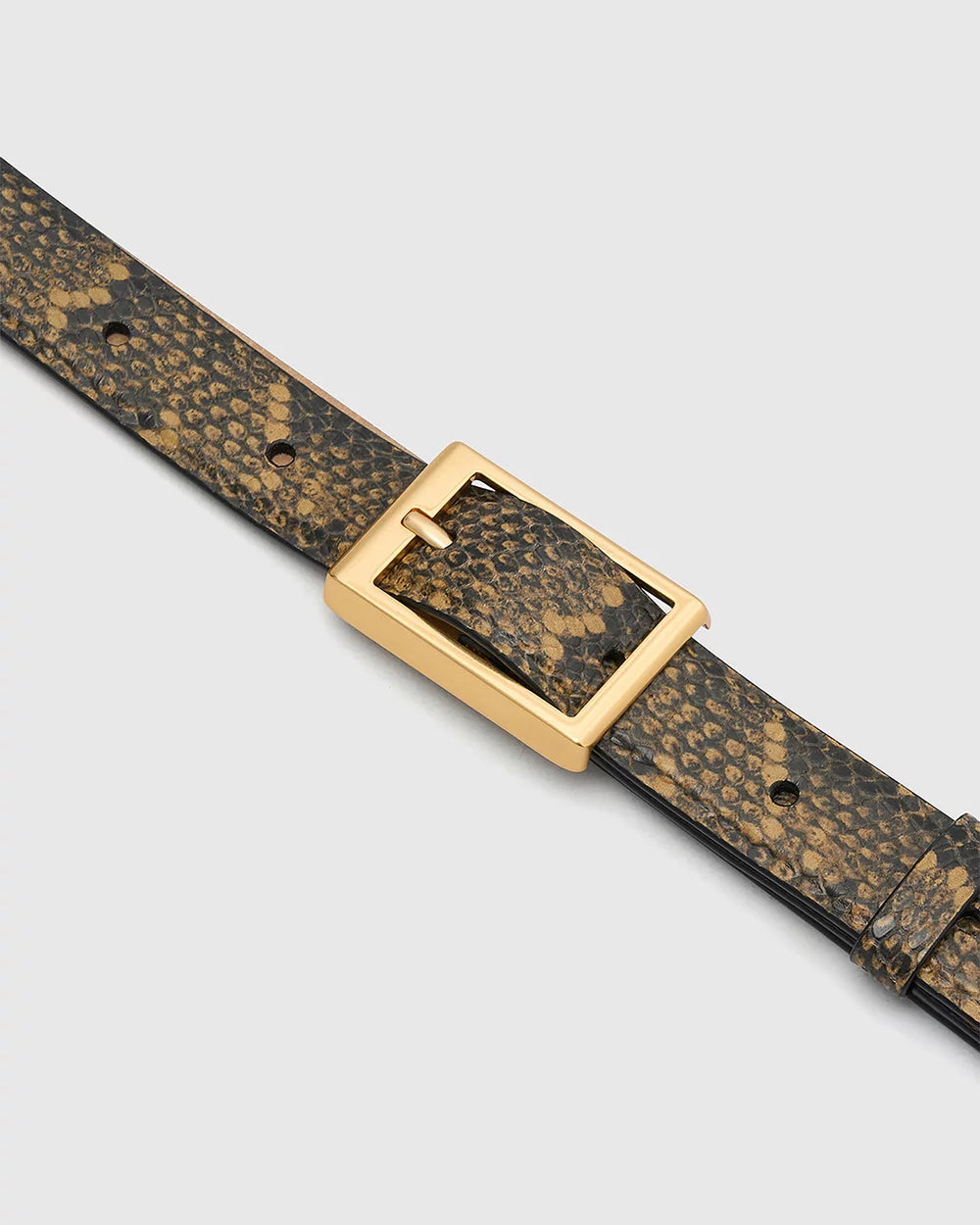 CAMILLA AND MARC - Sonny Snake Belt in Tan