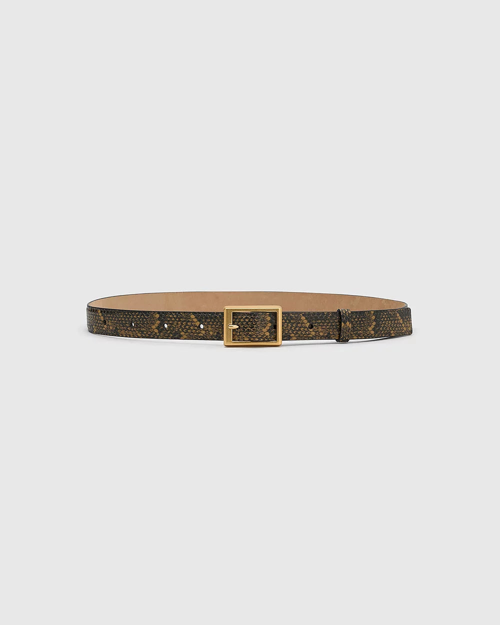 CAMILLA AND MARC - Sonny Snake Belt in Tan