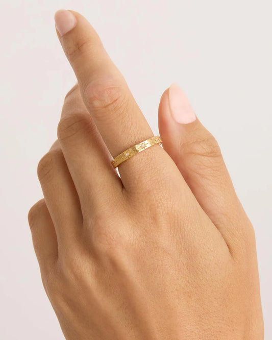 BY CHARTLOTTE Stardust ring-Gold
