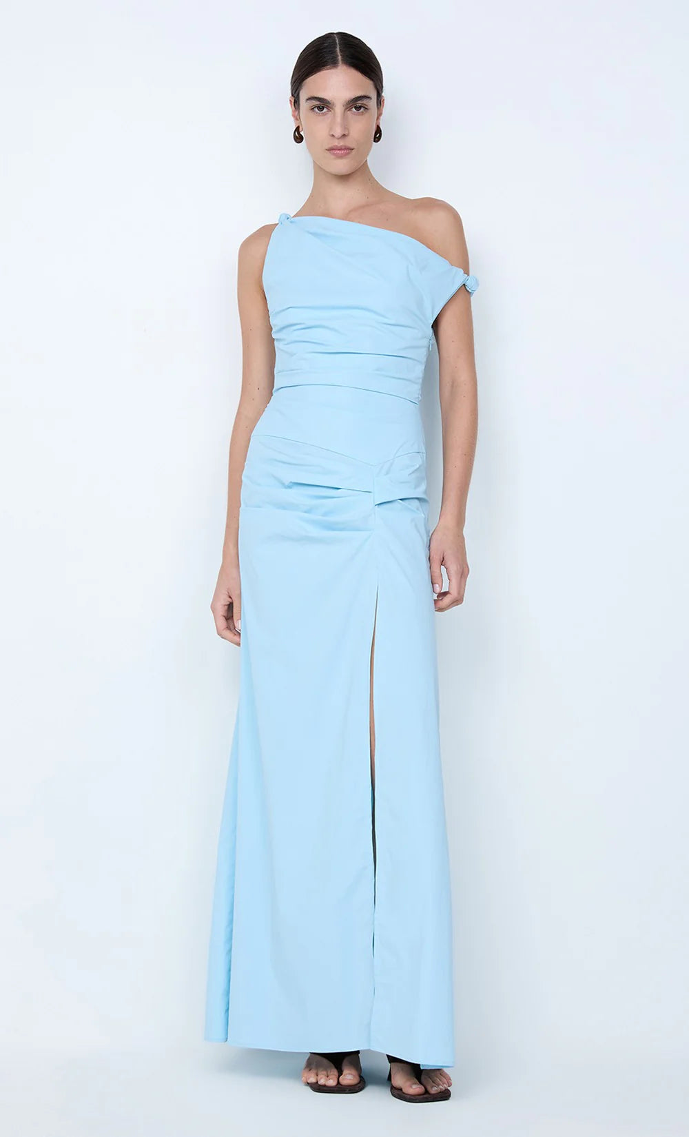 BEC + BRIDGE Lyana Asym Maxi Dress-skyblue