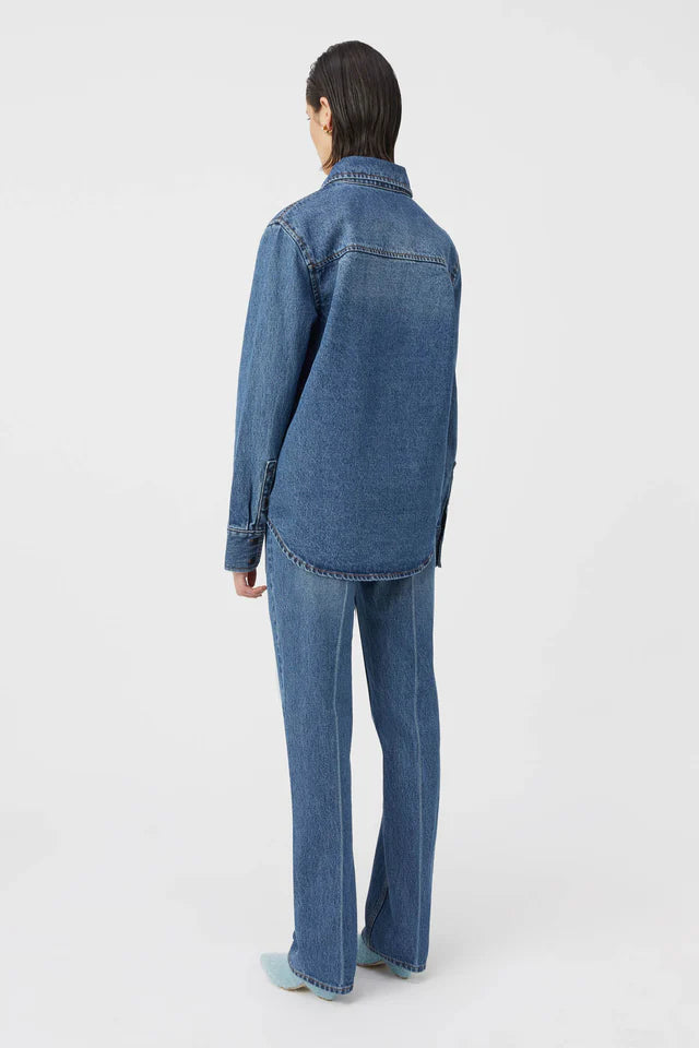 CAMILLA AND MARC Verona Denim Shirt-classic blue