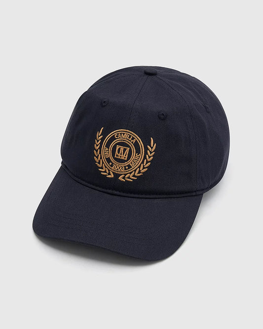 CAMILLA AND MARC - Wade Cap in Navy/Birch