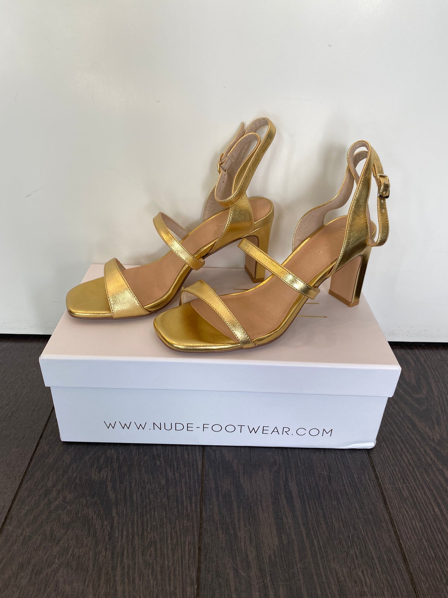 NUDE FOOTWEAR Anastasia Sandals Gold